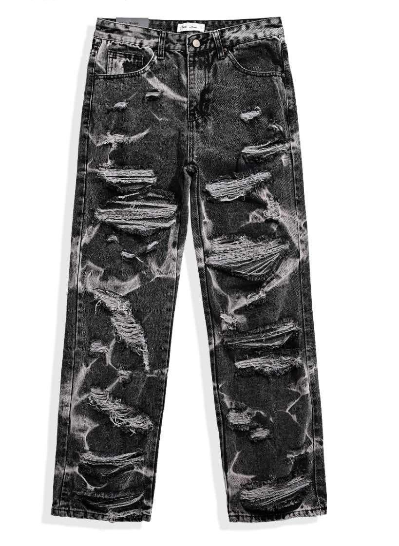 Pantalon plomo roto