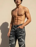 Pantalon plomo roto