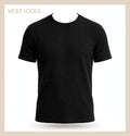 Polera wafle cuello redondo