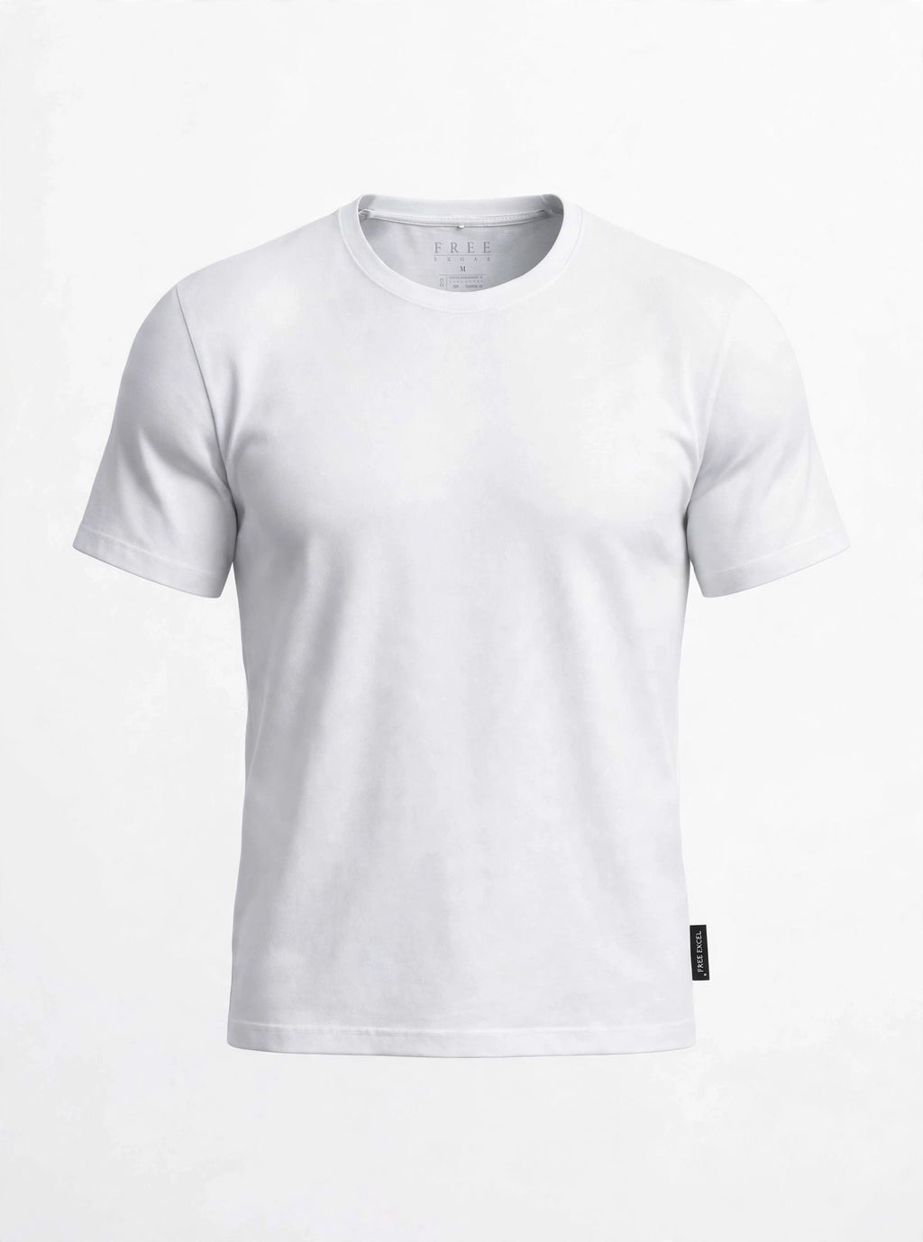 Polera unicolor negra y blamnca