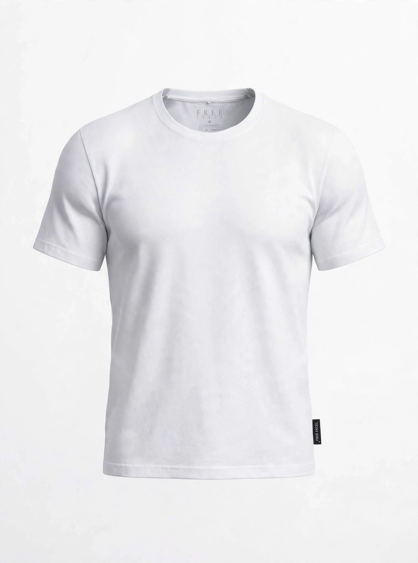 Polera unicolor negra y blamnca